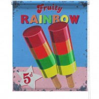 Rainbow lolly printed blind martin wiscombe