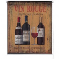 Vin Rouge printed blind martin wiscombe