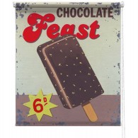 Chocolate Feast printed blind martin wiscombe