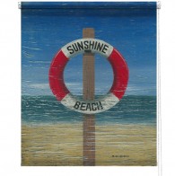 Beach life ring printed blind martin wiscombe