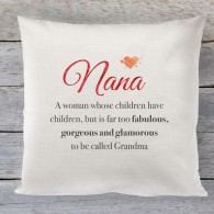 Nana quote Linen cushion