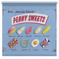 Penny Sweets printed blind martin wiscombe