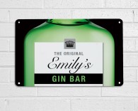 Personalised Gin bar sign