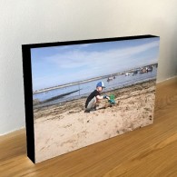 Personalised wooden Photo block