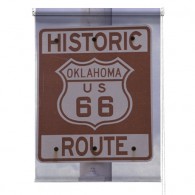 Route 66 printed blind