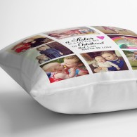 Personalised Sisters gift, Photo collage cushion