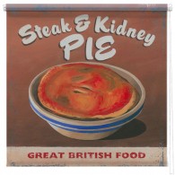 Sreak and kidney pie printed blind martin wiscombe