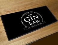 Gin Bar runner circle bar mat