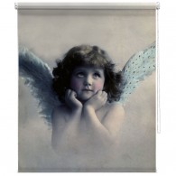 Vintage Cherub Angel printed blind