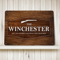 THe winchester pub metal sign, shaun of the dead