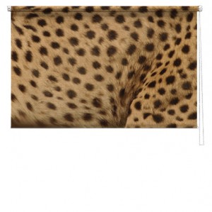 Leopard printed blind