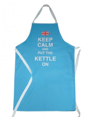 Keep Calm and put the Kettle one apron