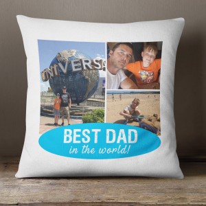 Best Dad, Photo collage cushion