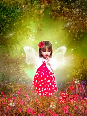 'Forest Fairy' fairytale photo art