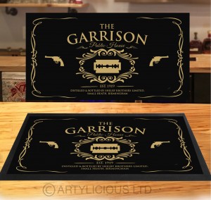 The Garrison Public House bar runner mat