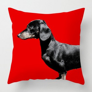 Dachshund dog cushion