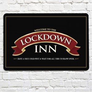 The Lockdown Inn bar sign
