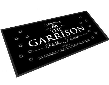 The Garrison Public House bar runner mat
