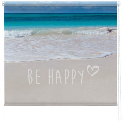 Be Happy seascape blind