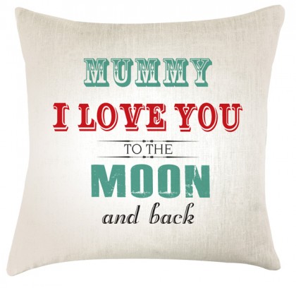 Love you to the Moon (family) cushion