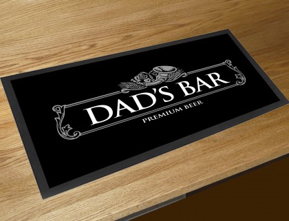 Dads bar runner beer mat