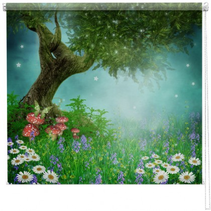 Enchanted Forest printed blind