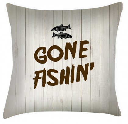 Gone Fishing cushion