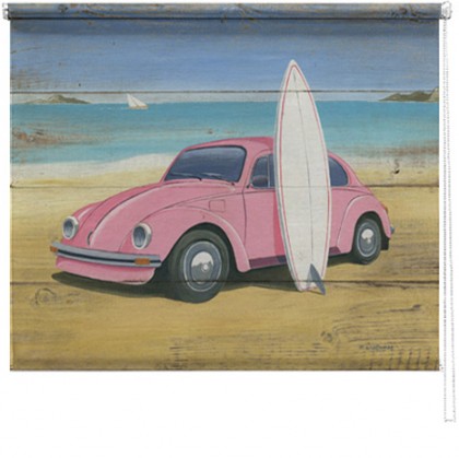 Beetle & Surf printed blind martin wiscombe