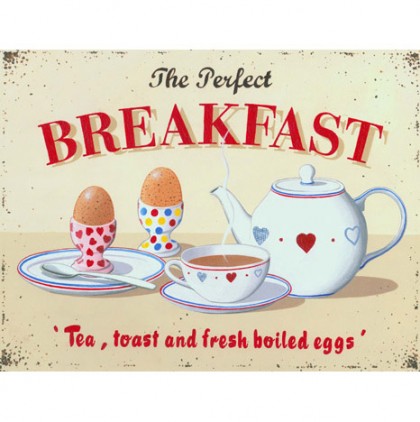 Perfect Breakfast printed blind martin wiscombe