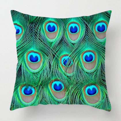Peacock Feathers cushion